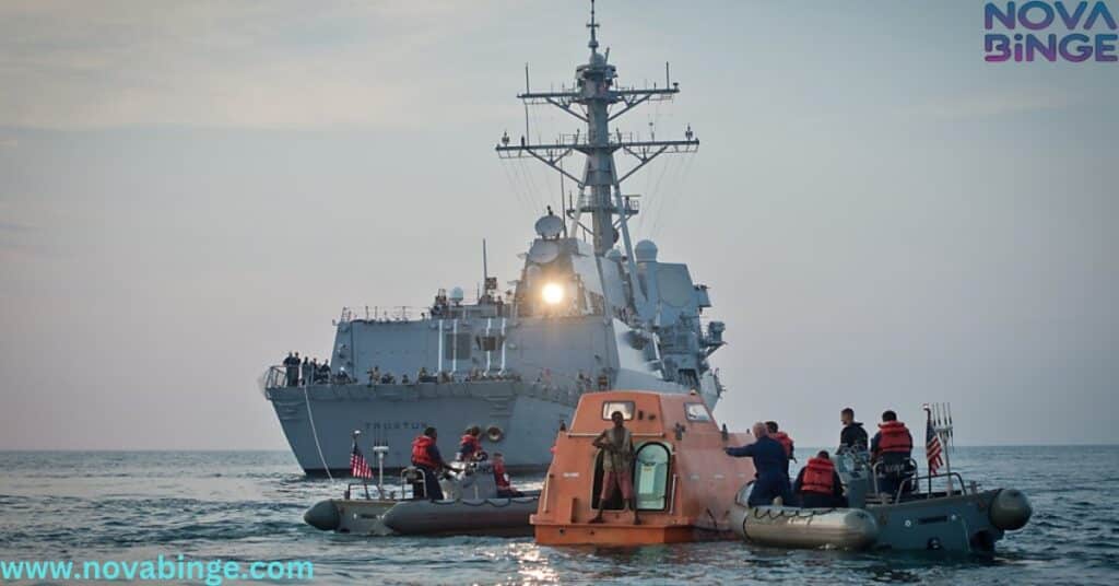 USS Halyburton and USS Wasp: Naval Power on Display